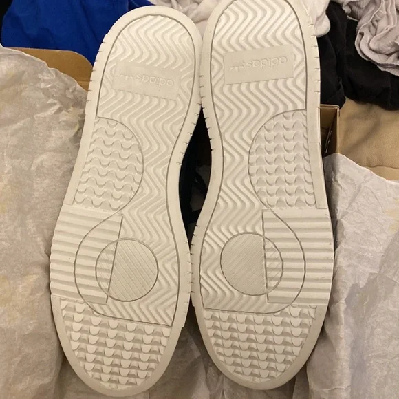 Adidas Supercourt Legend Earth Dark Green Orange EF9182 Tennis Sneaker - Picture 8 of 15